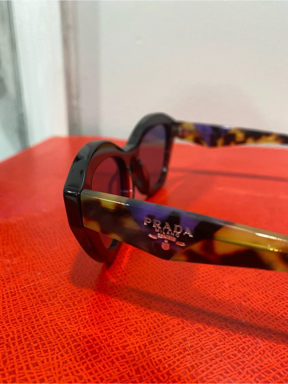 Prada SPR A02 Cat-Eye Women’s Purple/Tortoise Sunglasses